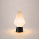 ABAJUR DE MESA CELESTE COM LAMPADA LED BIVOLT E27 LUMINÁRIA MODERNA