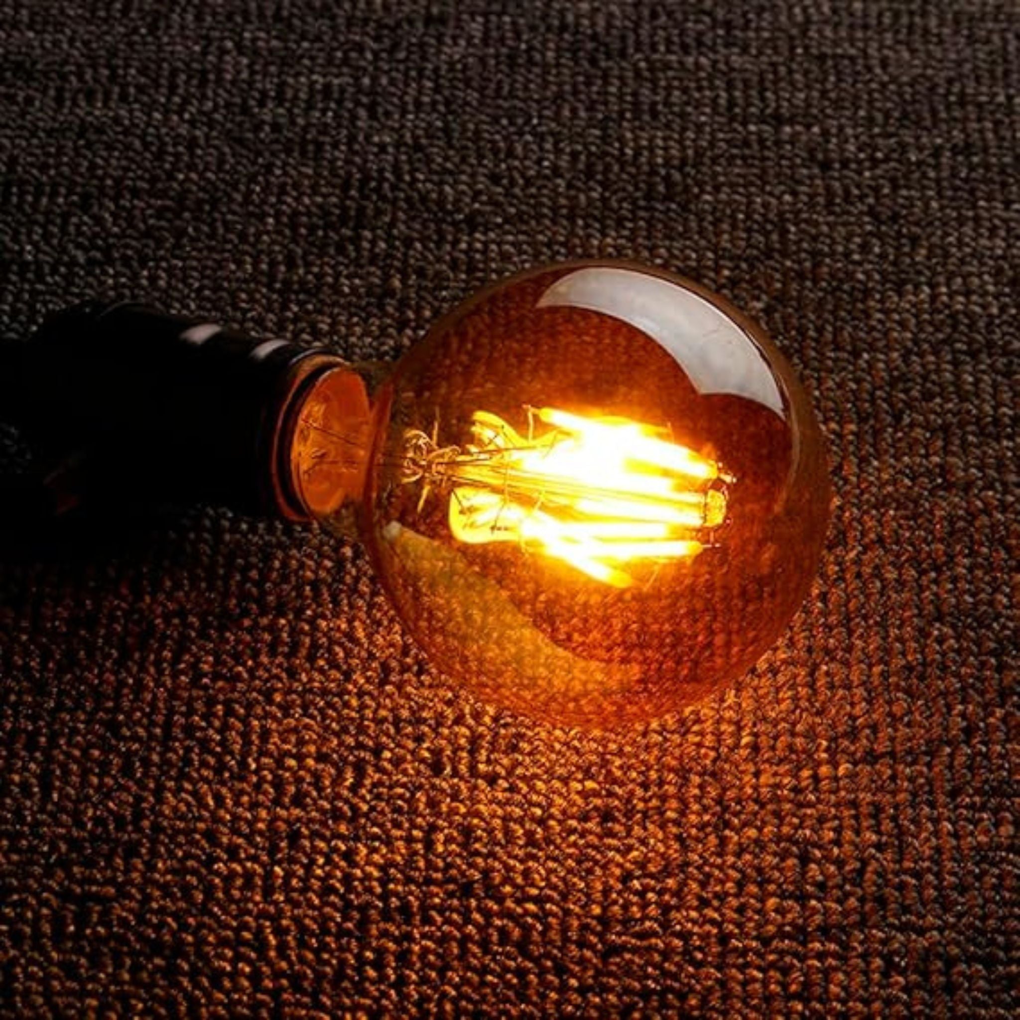 Lâmpada LED Filamento G125 Vintage 4W (Eq. 25W) – SaveEnergy