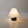 ABAJUR DE MESA AYLA COM LAMPADA LED BIVOLT E27 LUMINÁRIA MODERNA