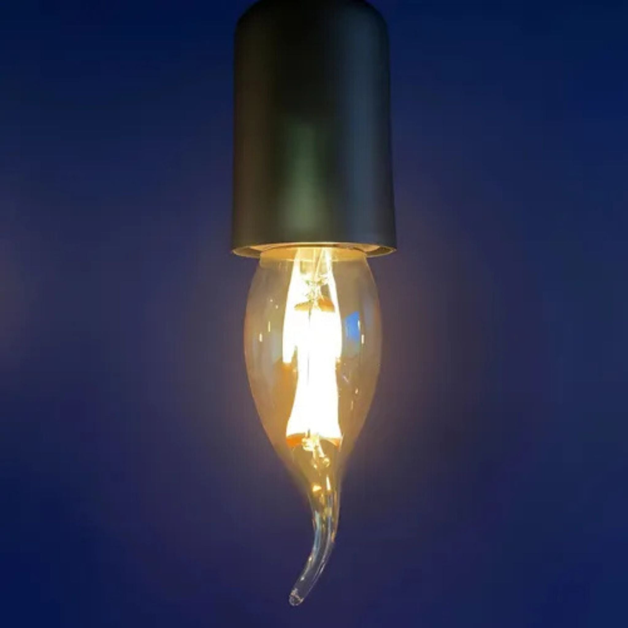 Lâmpada LED Vela Filamento Chama Vintage 4W (Eq. 40W) – SaveEnergy