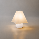 ABAJUR DE MESA AYLA COM LAMPADA LED BIVOLT E27 LUMINÁRIA MODERNA