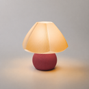 ABAJUR DE MESA ALBA COM LAMPADA LED BIVOLT E27 LUMINÁRIA MODERNA
