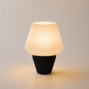 ABAJUR DE MESA AURA COM LAMPADA LED BIVOLT E27 LUMINÁRIA MODERNA
