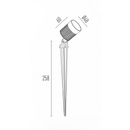 FINCO DE JARDIM LED 6W 2700K 360LM 30° IP66 BIVOLT INTERLIGHT