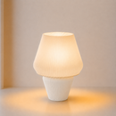 ABAJUR DE MESA AURA COM LAMPADA LED BIVOLT E27 LUMINÁRIA MODERNA