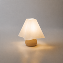 ABAJUR DE MESA AYLA COM LAMPADA LED BIVOLT E27 LUMINÁRIA MODERNA