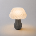 ABAJUR DE MESA NARA COM LAMPADA LED BIVOLT E27 LUMINÁRIA MODERNA