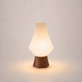 ABAJUR DE MESA CELESTE COM LAMPADA LED BIVOLT E27 LUMINÁRIA MODERNA