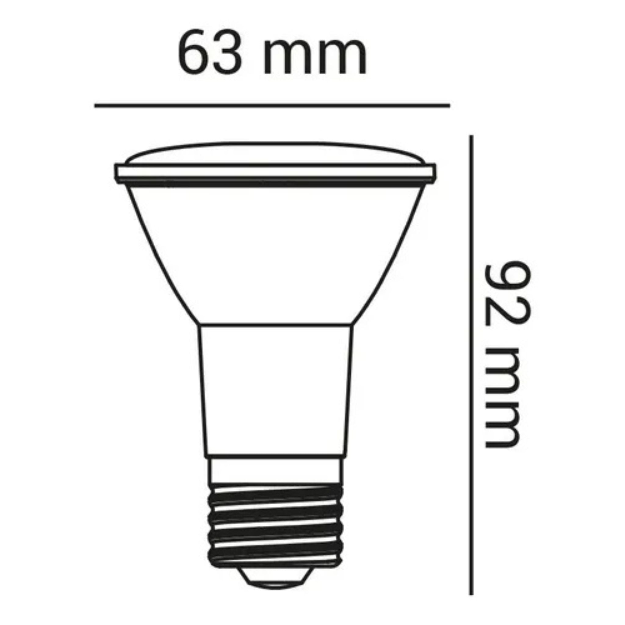 Lâmpada LED PAR20 Blindada IP65 E27 – Opus