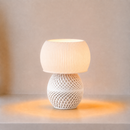 ABAJUR DE MESA RAVENA COM LAMPADA LED BIVOLT E27 LUMINÁRIA MODERNA