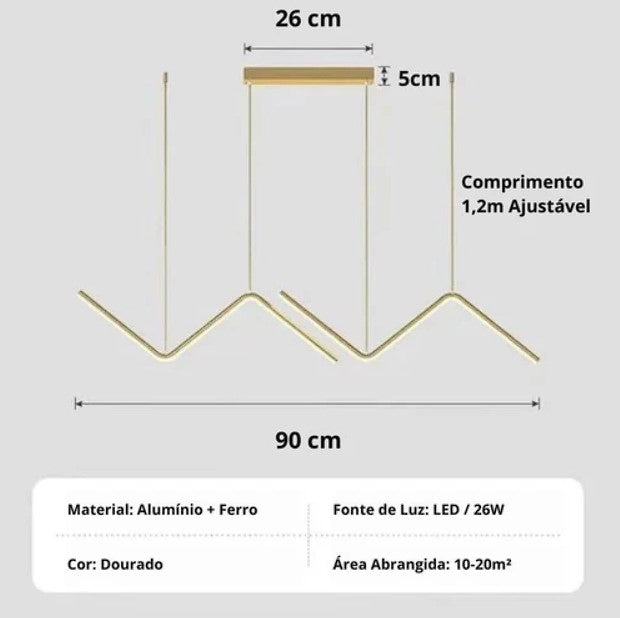 Pendente Wave Line