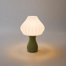 ABAJUR DE MESA MAIA COM LAMPADA LED BIVOLT E27 LUMINÁRIA MODERNA