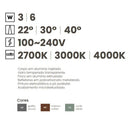 Finco de Jardim Projetor Minimal 6W 4000k - Interlight