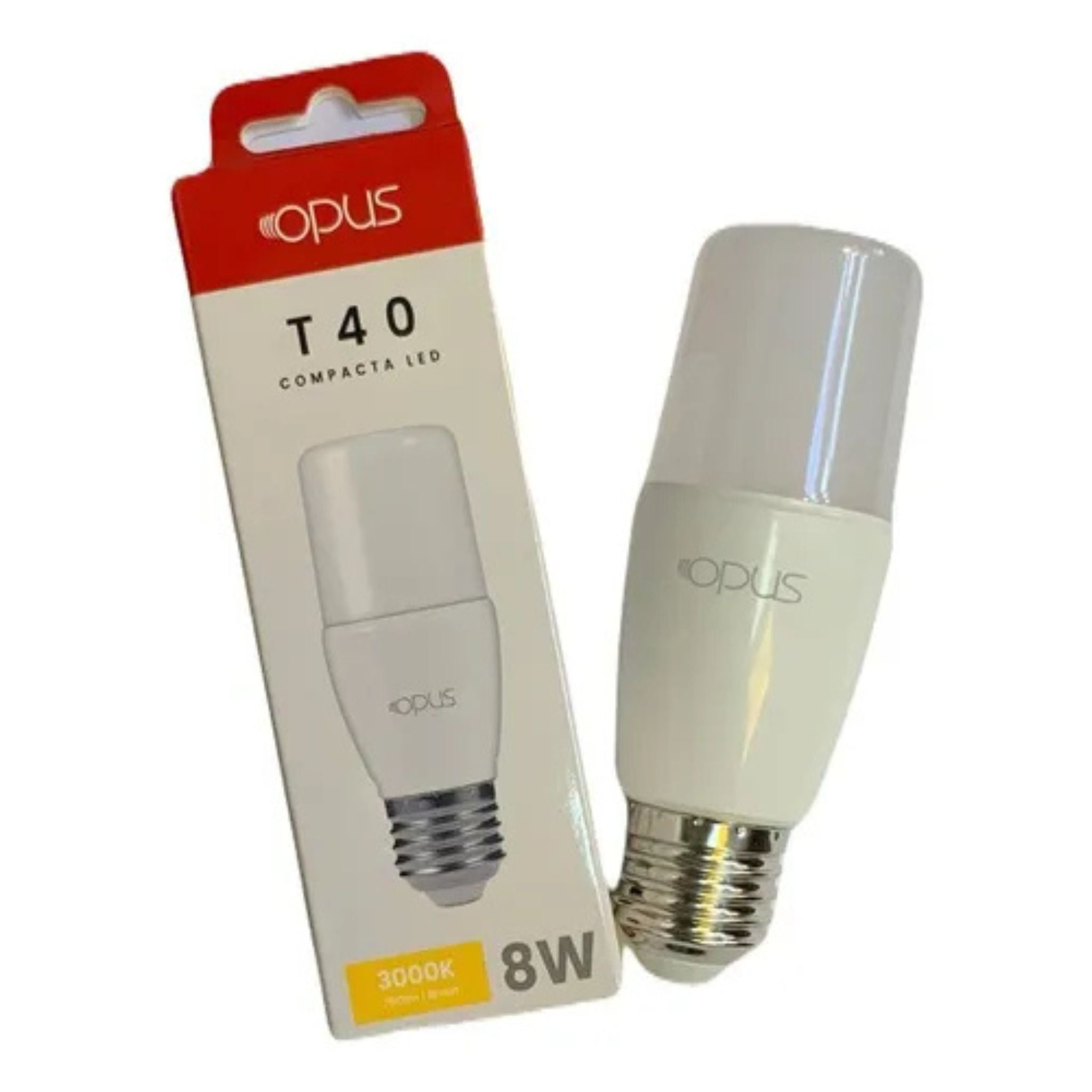 Lâmpada E27 LED 8W 3000K - Opus