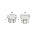 EMBUTIDO DE PISO E SOLO LED 16W 1000LM IP67 BIVOLT INTERLIGHT