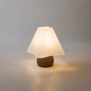 ABAJUR DE MESA AYLA COM LAMPADA LED BIVOLT E27 LUMINÁRIA MODERNA