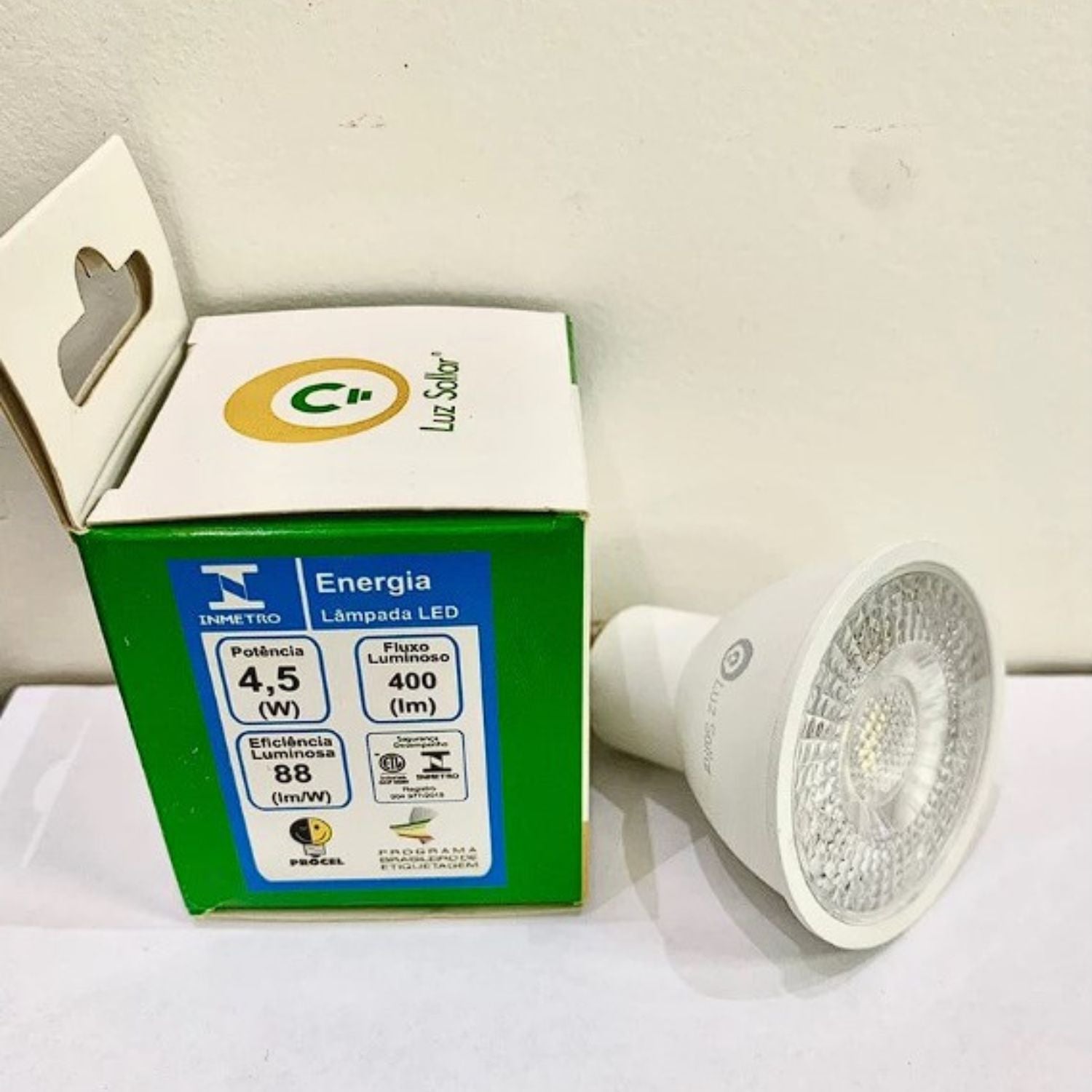 Lâmpada Dicroica LED MR16 GU10 4,5W - 6,5W - Luz Sollar