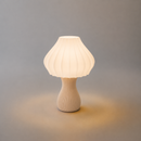 ABAJUR DE MESA MAIA COM LAMPADA LED BIVOLT E27 LUMINÁRIA MODERNA