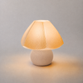 ABAJUR DE MESA ALBA COM LAMPADA LED BIVOLT E27 LUMINÁRIA MODERNA
