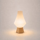ABAJUR DE MESA CELESTE COM LAMPADA LED BIVOLT E27 LUMINÁRIA MODERNA