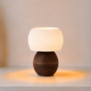 ABAJUR DE MESA RAVENA COM LAMPADA LED BIVOLT E27 LUMINÁRIA MODERNA