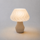 ABAJUR DE MESA NARA COM LAMPADA LED BIVOLT E27 LUMINÁRIA MODERNA