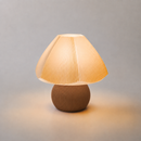 ABAJUR DE MESA ALBA COM LAMPADA LED BIVOLT E27 LUMINÁRIA MODERNA