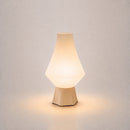 ABAJUR DE MESA CELESTE COM LAMPADA LED BIVOLT E27 LUMINÁRIA MODERNA