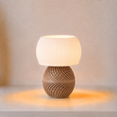 ABAJUR DE MESA RAVENA COM LAMPADA LED BIVOLT E27 LUMINÁRIA MODERNA
