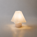 ABAJUR DE MESA AYLA COM LAMPADA LED BIVOLT E27 LUMINÁRIA MODERNA