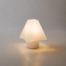 ABAJUR DE MESA AYLA COM LAMPADA LED BIVOLT E27 LUMINÁRIA MODERNA