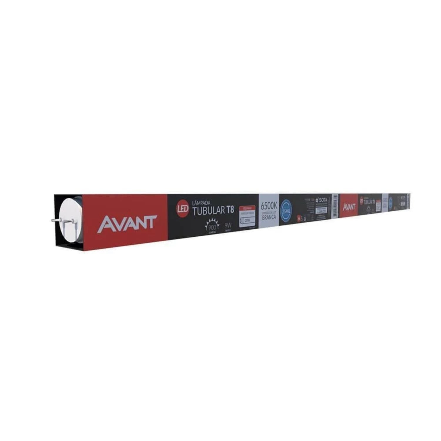 Lâmpada Tubular LED T8 9W - Avant