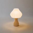ABAJUR DE MESA MAIA COM LAMPADA LED BIVOLT E27 LUMINÁRIA MODERNA