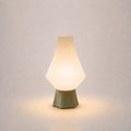 ABAJUR DE MESA CELESTE COM LAMPADA LED BIVOLT E27 LUMINÁRIA MODERNA