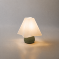 ABAJUR DE MESA AYLA COM LAMPADA LED BIVOLT E27 LUMINÁRIA MODERNA