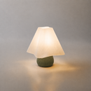 ABAJUR DE MESA AYLA COM LAMPADA LED BIVOLT E27 LUMINÁRIA MODERNA