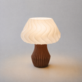ABAJUR DE MESA NARA COM LAMPADA LED BIVOLT E27 LUMINÁRIA MODERNA