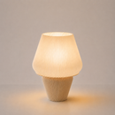 ABAJUR DE MESA AURA COM LAMPADA LED BIVOLT E27 LUMINÁRIA MODERNA