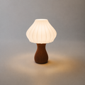 ABAJUR DE MESA MAIA COM LAMPADA LED BIVOLT E27 LUMINÁRIA MODERNA
