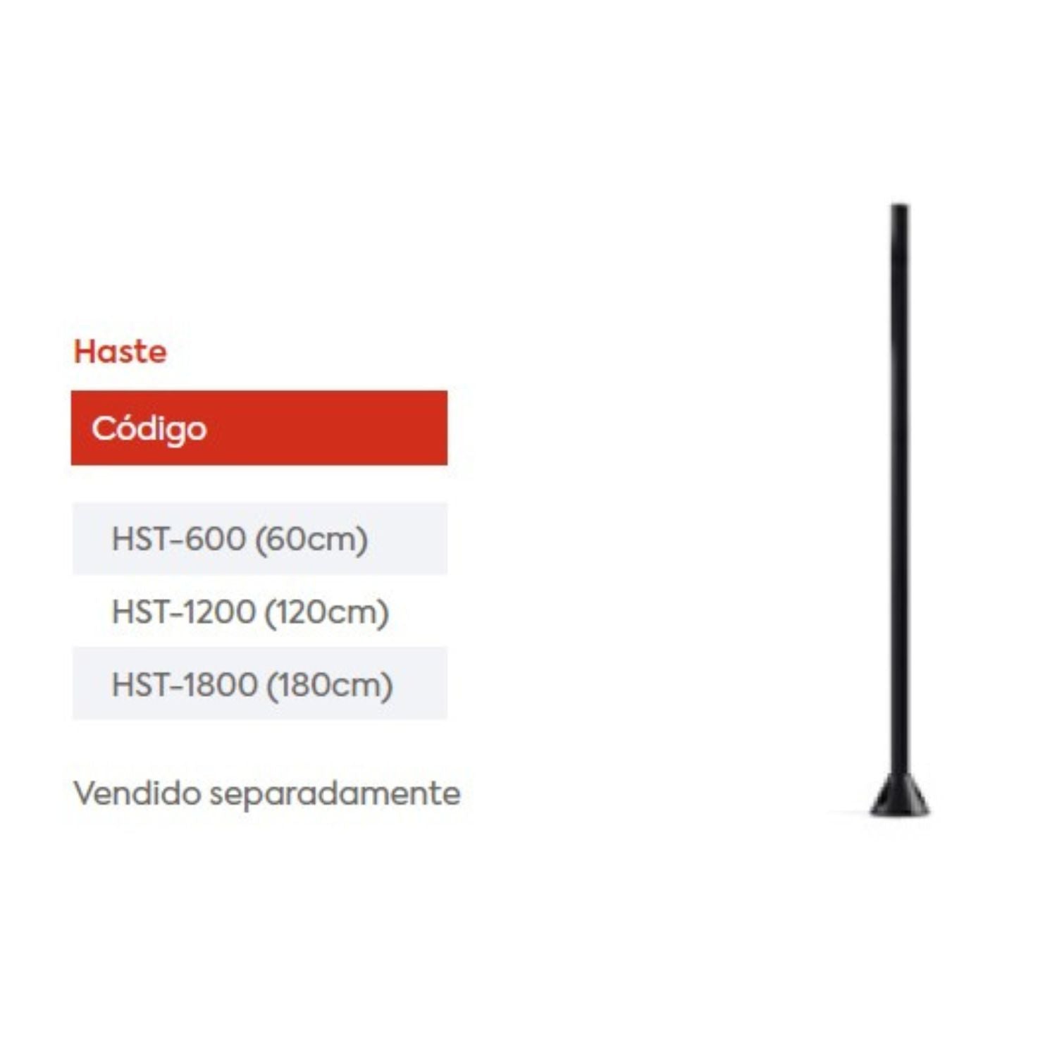 Projetor Orientável Fiore Haste