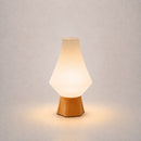 ABAJUR DE MESA CELESTE COM LAMPADA LED BIVOLT E27 LUMINÁRIA MODERNA