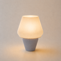 ABAJUR DE MESA AURA COM LAMPADA LED BIVOLT E27 LUMINÁRIA MODERNA