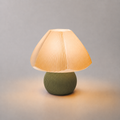 ABAJUR DE MESA ALBA COM LAMPADA LED BIVOLT E27 LUMINÁRIA MODERNA