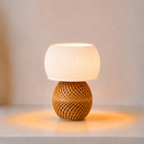 ABAJUR DE MESA RAVENA COM LAMPADA LED BIVOLT E27 LUMINÁRIA MODERNA