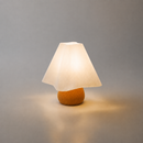 ABAJUR DE MESA AYLA COM LAMPADA LED BIVOLT E27 LUMINÁRIA MODERNA