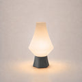 ABAJUR DE MESA CELESTE COM LAMPADA LED BIVOLT E27 LUMINÁRIA MODERNA