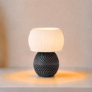 ABAJUR DE MESA RAVENA COM LAMPADA LED BIVOLT E27 LUMINÁRIA MODERNA