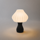 ABAJUR DE MESA MAIA COM LAMPADA LED BIVOLT E27 LUMINÁRIA MODERNA