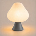 ABAJUR DE MESA LUNA COM LAMPADA LED BIVOLT E27 LUMINÁRIA MODERNA