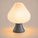 ABAJUR DE MESA LUNA COM LAMPADA LED BIVOLT E27 LUMINÁRIA MODERNA